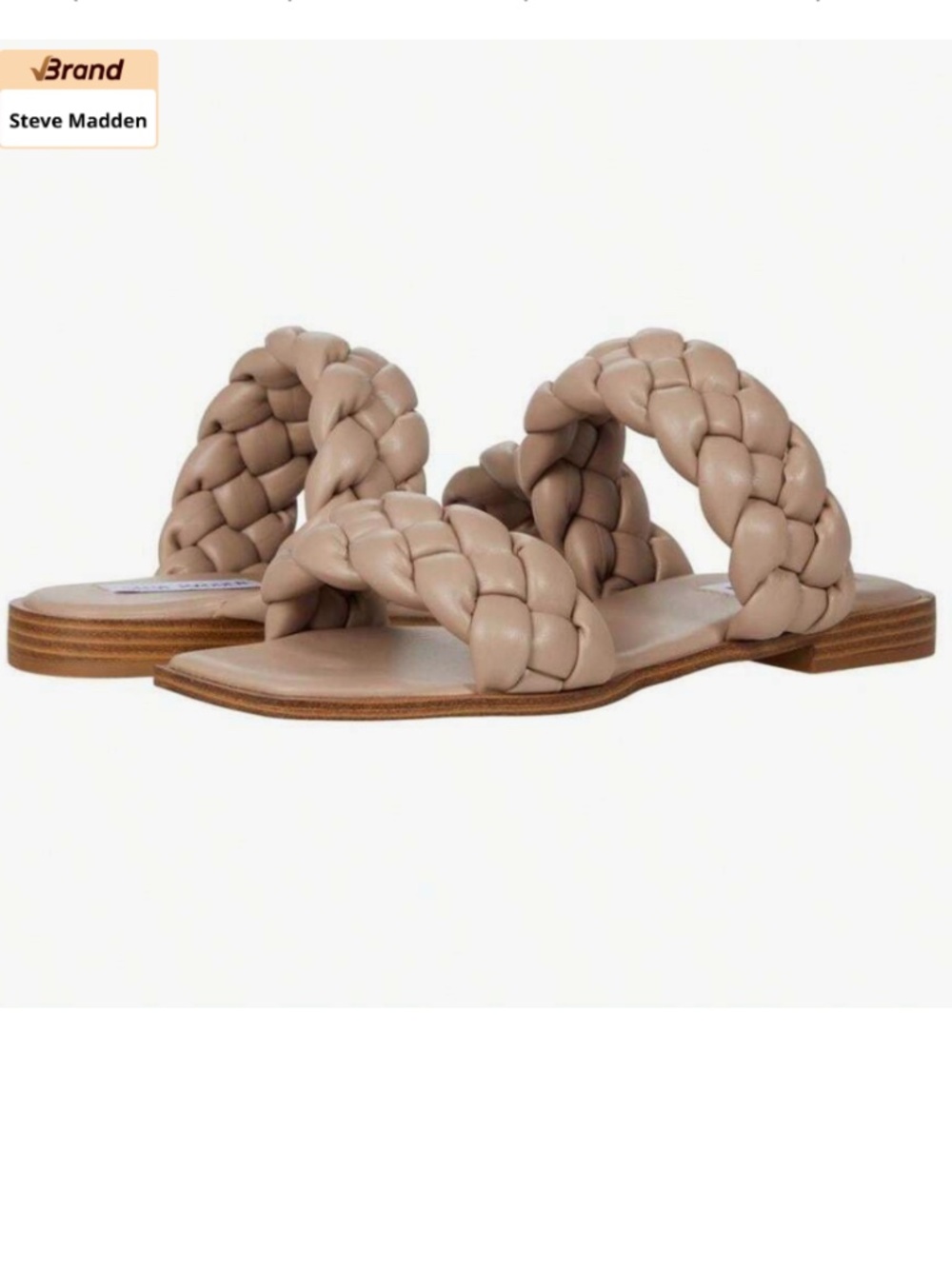 Steve Madden Spain Braided Slide Sandal sz. 8.5